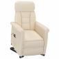 Preview: Relaxsessel Elektrisch Beige Mikrofasergewebe