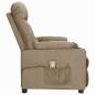 Preview: Massagesessel Taupe Stoff