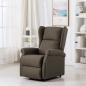 Preview: ARDEBO.de - Massagesessel mit Aufstehhilfe Taupe Stoff