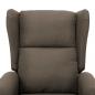Preview: Massagesessel mit Aufstehhilfe Taupe Stoff