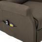 Preview: Massagesessel mit Aufstehhilfe Taupe Stoff