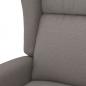 Preview: Massagesessel mit Aufstehhilfe Taupe Stoff