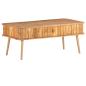 Preview: Couchtisch 100x50x40 cm Massivholz Akazie