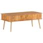 Preview: Couchtisch 100x50x40 cm Massivholz Akazie