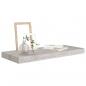 Preview: Schweberegal Betongrau 60x23,5x3,8 cm MDF