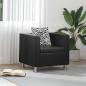 Preview: Sessel Schwarz Kunstleder