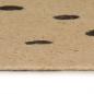 Preview: Teppich Handgefertigt Jute mit Punktmuster 150 cm