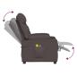 Preview: Massagesessel Elektrisch Dunkelbraun Stoff