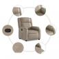 Preview: Relaxsessel Cappuccino-Braun Kunstleder