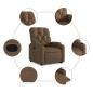Preview: Relaxsessel mit Aufstehhilfe Braun Stoff