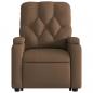 Preview: Relaxsessel mit Aufstehhilfe Braun Stoff