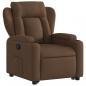 Preview: Relaxsessel mit Aufstehhilfe Braun Stoff