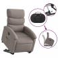 Preview: Relaxsessel mit Aufstehhilfe Elektrisch Taupe Stoff
