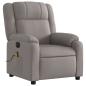Preview: Massagesessel Elektrisch Taupe Stoff