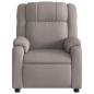 Preview: Massagesessel Elektrisch Taupe Stoff