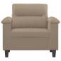 Preview: Sessel Taupe 60 cm Mikrofasergewebe