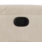 Preview: Relaxsessel mit Aufstehhilfe Beige Mikrofasergewebe