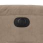 Preview: Relaxsessel Elektrisch Taupe Mikrofasergewebe