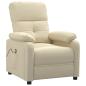 Preview: Massagesessel Creme Stoff