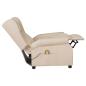 Preview: Massagesessel Creme Stoff