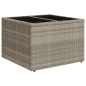 Preview: 6-tlg. Garten-Sofagarnitur mit Kissen Hellgrau Poly Rattan