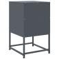 Preview: Nachttisch Anthrazit 36x39x60,5 cm Stahl