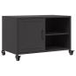 Preview: TV-Schrank Schwarz 68x39x43,5 cm Stahl