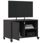 Preview: TV-Schrank Schwarz 68x39x43,5 cm Stahl