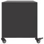 Preview: TV-Schrank Schwarz 68x39x43,5 cm Stahl