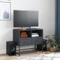 Preview: TV-Schrank Anthrazit 68x39x60,5 cm Stahl