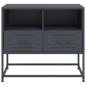 Preview: TV-Schrank Anthrazit 68x39x60,5 cm Stahl
