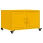 Preview: Couchtisch Senfgelb 68x50x43,5 cm Stahl
