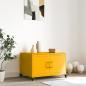 Preview: Couchtisch Senfgelb 68x50x43,5 cm Stahl