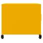 Preview: Couchtisch Senfgelb 68x50x43,5 cm Stahl