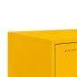 Preview: Couchtisch Senfgelb 68x50x43,5 cm Stahl