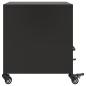Preview: ARDEBO.de - Nachttische 2 Stk. Schwarz 36x39x43,5 cm Stahl