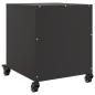 Preview: Nachttische 2 Stk. Schwarz 36x39x43,5 cm Stahl