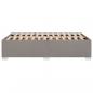 Preview: Bettgestell Taupe 120x190 cm Stoff