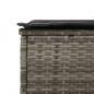 Preview: Sonnenliegen mit Auflagen 2 Stk. Grau Poly Rattan