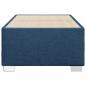 Preview: Bettgestell Blau 90x190 cm Stoff