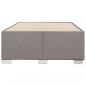 Preview: Bettgestell ohne Matratze Taupe 120x200 cm Stoff
