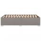 Preview: Bettgestell ohne Matratze Taupe 120x200 cm Stoff
