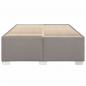Preview: Bettgestell ohne Matratze Taupe 140x190 cm Stoff