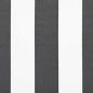Preview: Markise Einziehbar Anthrazit und Weiß 4,5x3 m Stoff & Aluminium