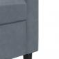 Preview: 3-Sitzer-Sofa Dunkelgrau 180 cm Samt