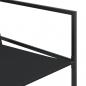 Preview: Gartenstühle 4 Stk. Schwarz Stahl und Textilene
