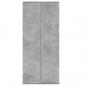 Preview: Highboard Betongrau 80x35x180 cm Holzwerkstoff