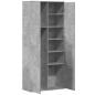 Preview: Highboard Betongrau 80x35x180 cm Holzwerkstoff