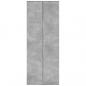 Preview: Highboard Betongrau 70x35x180 cm Holzwerkstoff