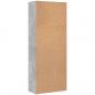 Preview: Highboard Betongrau 70x35x180 cm Holzwerkstoff
